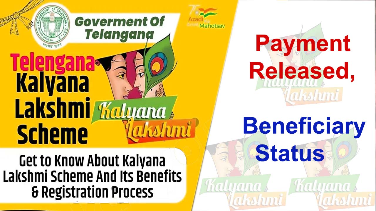 Kalyana Lakshmi Scheme 2024 Payment Released, Check Beneficiary Status