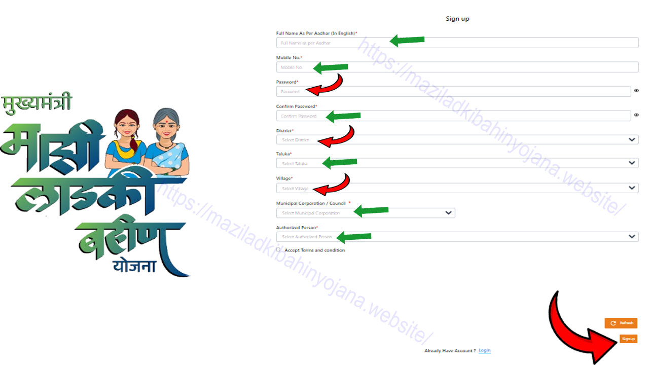 mukhyamantri mazi ladki bahin yojana online apply 2024