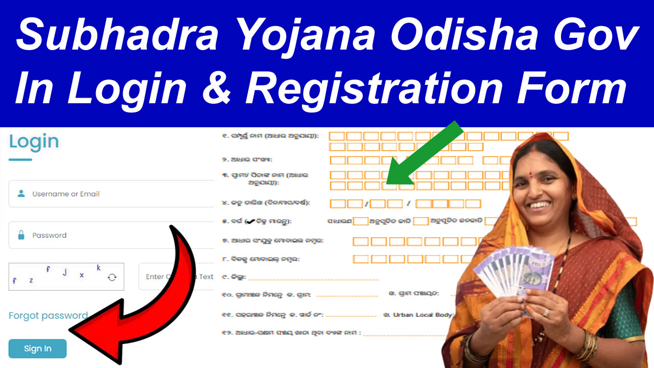 subhadra yojana odisha gov in login